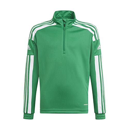 Adidas Unisex niños Sweatshirt, Team Green/White, 15-16 Años